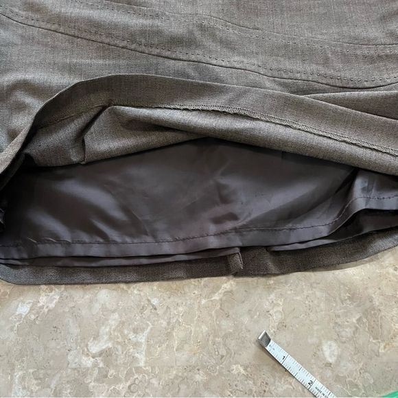 Tribal brown side zipper skirt with lining size small - Picture 8 of 9